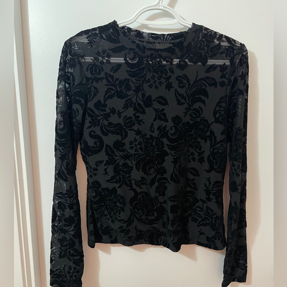 3/$20 Long Sleeve Sheer Top